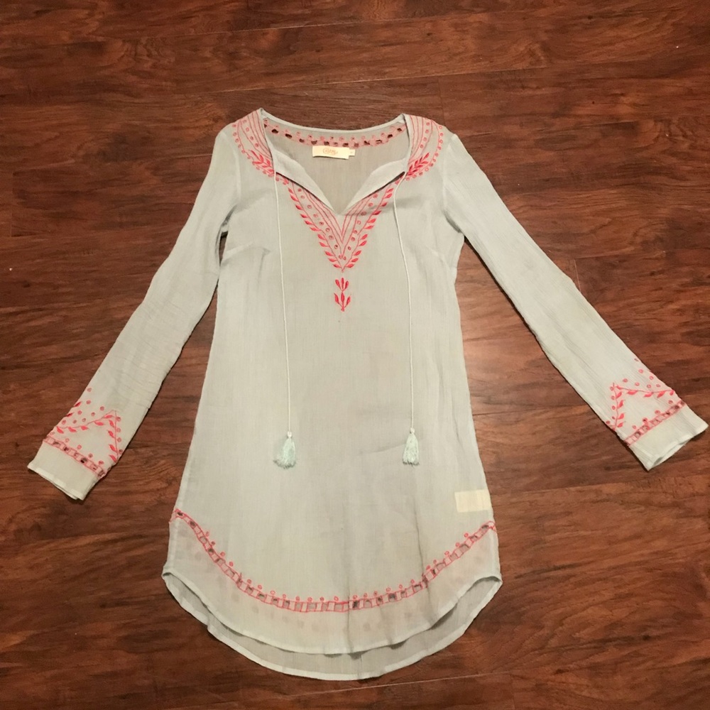 Embroidered Swimsuit Cover